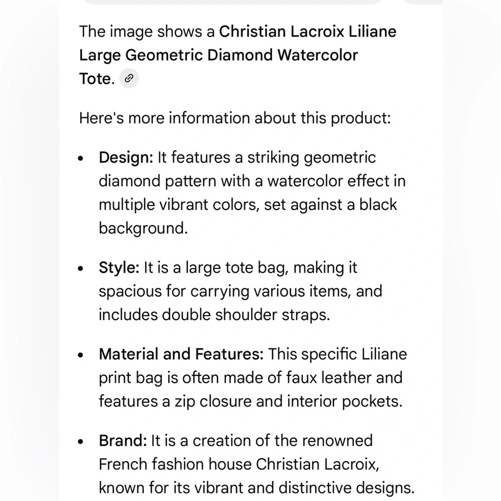 Christian Lacroix Liliane Tote - Picture 2 of 14